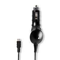 Nedis Autolader | 1x 1.0 A | Micro-USB | 1 m | 5 W | 1 stuks - CCHAU100ABK CCHAU100ABK - thumbnail