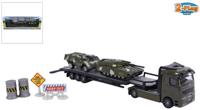 2-Play military transporter + tanks 24cm 2-Play military transporter + tanks 24cm