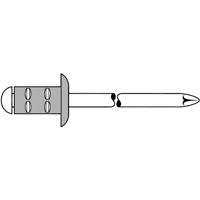 Gesipa 1464834 Popnagel (Ø x l) 3.2 mm x 11 mm RVS Aluminium 100 stuk(s)