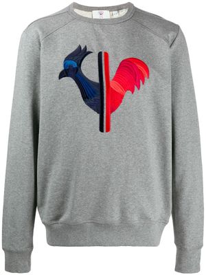 Rossignol pull à broderies - Gris