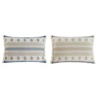Kussen Home ESPRIT Blauw Beige 60 x 10 x 45 cm (2 Stuks)