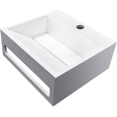 Wiesbaden Julia - Fontein - 35x28x12.5cm - Solid Surface Mat Wit