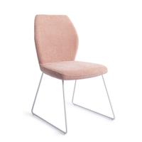 Jesper Home Eetkamerstoel 'Ikata' Slide White, kleur Anemone