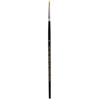 Creativ Company Gold line penselen, afm 4, l: 17 cm, b: 2,5 mm, rond, 12 stuk/ 1 doos