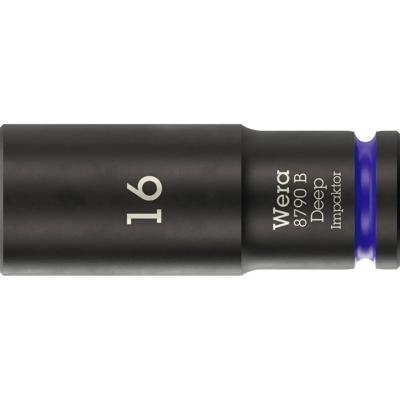 Wera 8790 B Impaktor Deep 05005557001 Dop (zeskant) Dopsleutelinzetstuk 16 mm Wera 8790 B Impaktor Deep 05005557001 Dop (zeskant) Dopsleutelinzetstuk 16 mm