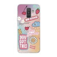 Positivity: Samsung Galaxy A6 Plus (2018) Transparant Hoesje