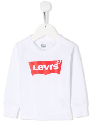 Levi's Kids sweat à logo imprimé - Blanc