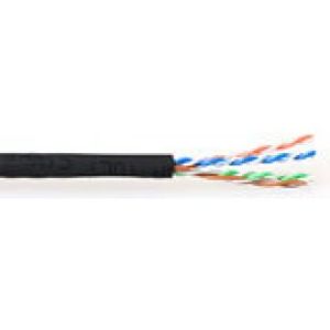 ACT CAT6 U/UTP PVC soepel patch zwart 305 m