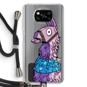 Lama: Xiaomi Poco X3 Pro Transparant Hoesje met koord