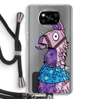 Lama: Xiaomi Poco X3 Pro Transparant Hoesje met koord