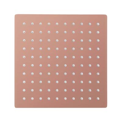Hoofddouche Aloni | 30 cm | Opbouw | Messing | Vierkant | Geborsteld koper