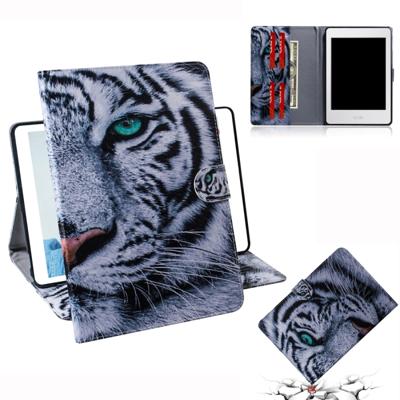 Tiger patroon horizontale Flip lederen case voor Amazon Kindle Paperwhite 4 (2018)/3/2/1 met houder & Card slot & portemonnee