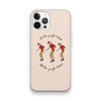 Jingle Ladies: iPhone 12 Pro Max Transparant Hoesje