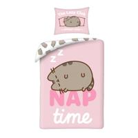 Pusheen dekbedovertrek nap time 140 x 200 cm polyester pre order
