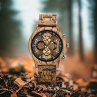 Golden Brown - Houten TimberWood horloge heren