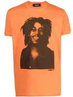 DSQUARED2 t-shirt Bob Marley Quote - Orange