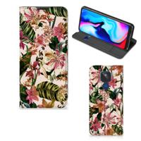Motorola Moto G9 Play Smart Cover Flowers
