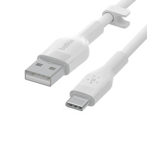 Belkin BOOST↑CHARGE Flex USB-kabel 2 m USB 2.0 USB C Wit