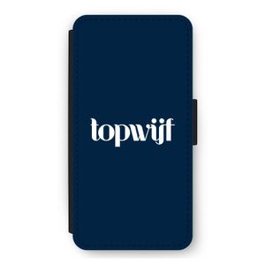 Topwijf Navy: iPhone 11 Flip Hoesje