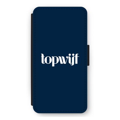 Topwijf Navy: iPhone 11 Flip Hoesje