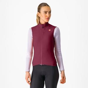 Castelli Espresso vest mouwloos deep bordeaux dames L