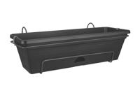 Balkonbak Green basics trough allin1 50 cm living black - Elho