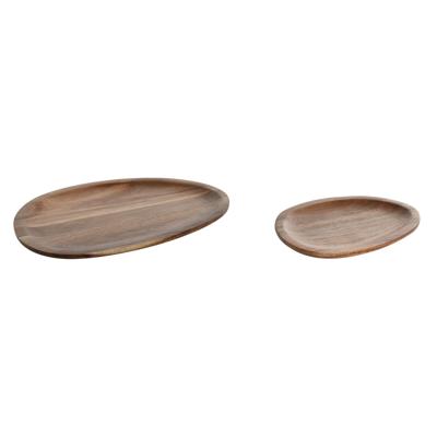 Bordenset Home ESPRIT Natuurlijk Acacia 26 x 18 x 1,6 cm