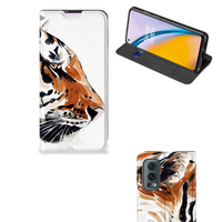 Bookcase OnePlus Nord 2 5G Watercolor Tiger - thumbnail
