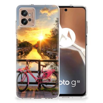 Motorola Moto G32 | Silliconen Back Cover | Amsterdamse Grachten