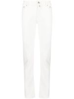 Jacob Cohën logo-patch slim-cut trousers - Blanc - thumbnail