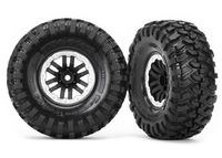 Tires and wheels, assembled, glued (TRX-4, Canyon Trail 1.9 tires) (2) (TRX-8272X) - thumbnail