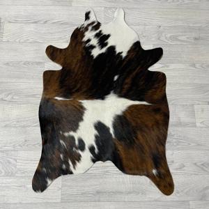 Kleine koeienhuid bruin wit zwart (Normandiër) 90x60cm