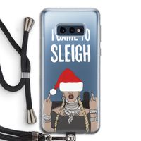 Came To Sleigh: Samsung Galaxy S10e Transparant Hoesje met koord