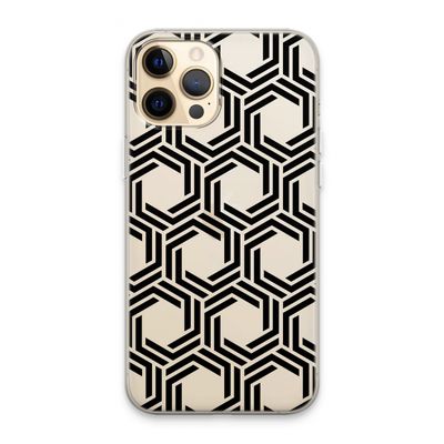 Geometrisch patroon: iPhone 13 Pro Max Transparant Hoesje
