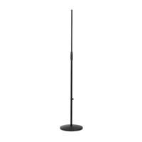 K&M 260 Microfoonstatief met ronde voet zwart