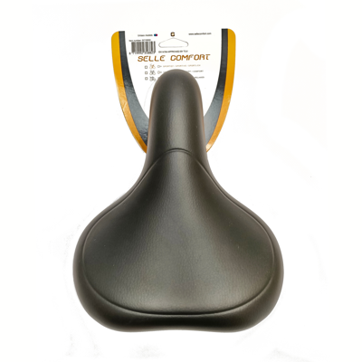 Ks Selle comfort zadel e-bike met handgreep zwart soft, zonder strop