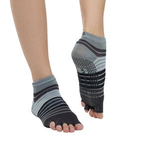 Yogasokken - Gaiam Toeless Socks - Grijs