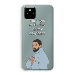 Hotline bling: Google Pixel 5 Transparant Hoesje