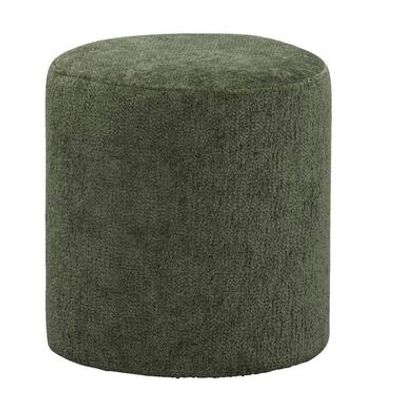 Hocker Wenen - groen - 40xØ37 cm - Leen Bakker
