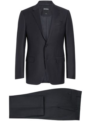 Zegna costume Pinpoint Trofeo en laine - Bleu