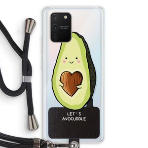 Avocuddle: Samsung Galaxy S10 Lite Transparant Hoesje met koord