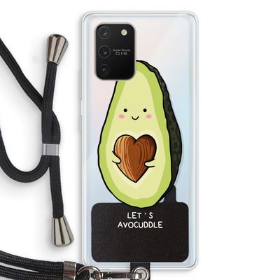 Avocuddle: Samsung Galaxy S10 Lite Transparant Hoesje met koord