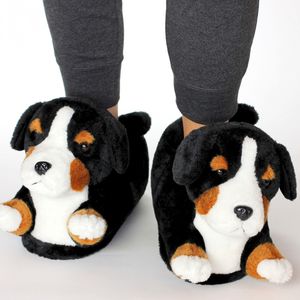 Dieren Berner Sennen hond pantoffels/sloffen voor kinderen maat 34-36