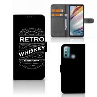 Motorola Moto G60 Book Cover Whiskey