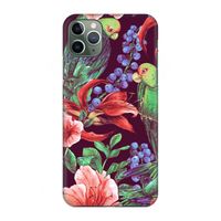 Papegaaien: Volledig geprint iPhone 11 Pro Max Hoesje