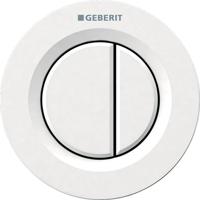 Geberit Type01 afstandsbediening pneumatisch, voor 2-toets spoeling 9.5x9.5cm wit 116.042.11.1 - thumbnail