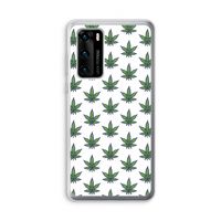 Weed: Huawei P40 Transparant Hoesje