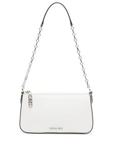 Michael Kors sac porté épaule médium Empire à plaque logo - Blanc