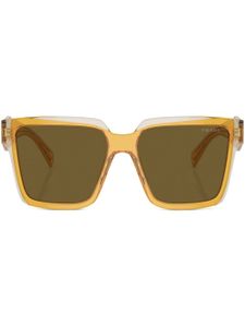 Prada Eyewear lunettes de soleil à monture oversize - Jaune