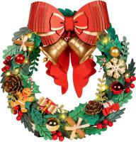 Robotime Christmas Wreath Krans Kerst Kerstmis Modelbouw